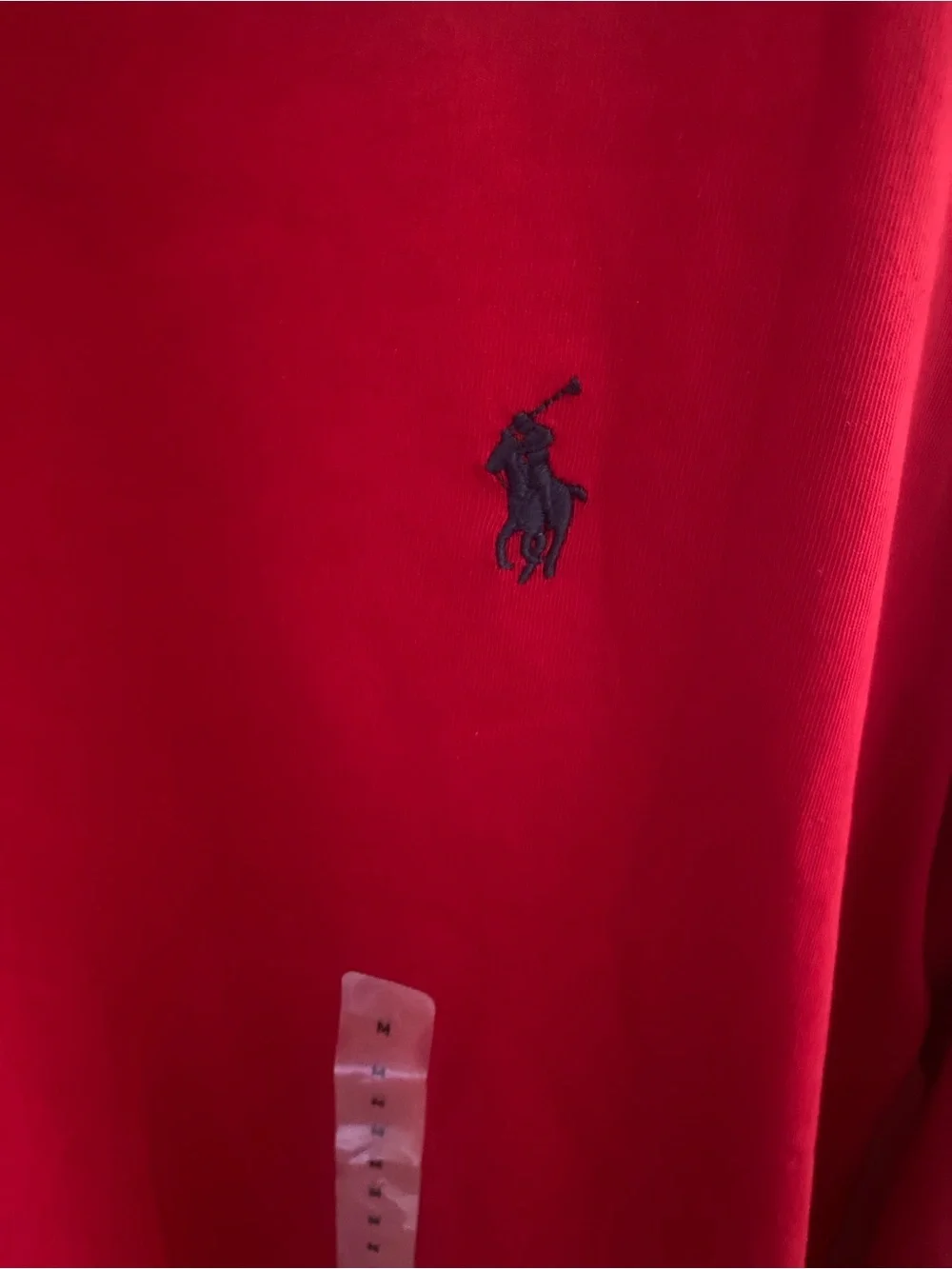 Ralph Lauren Men’s Red Long-Sleeve Crewneck Shirt